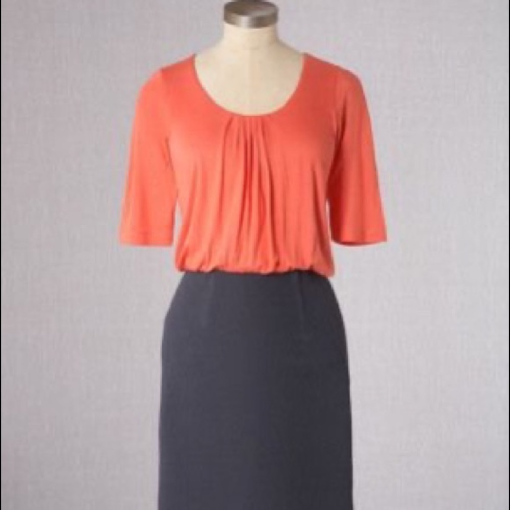Boden Mixed Fabric‎ Sheath Dress 4 Long